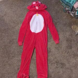 Pink mouse onesie